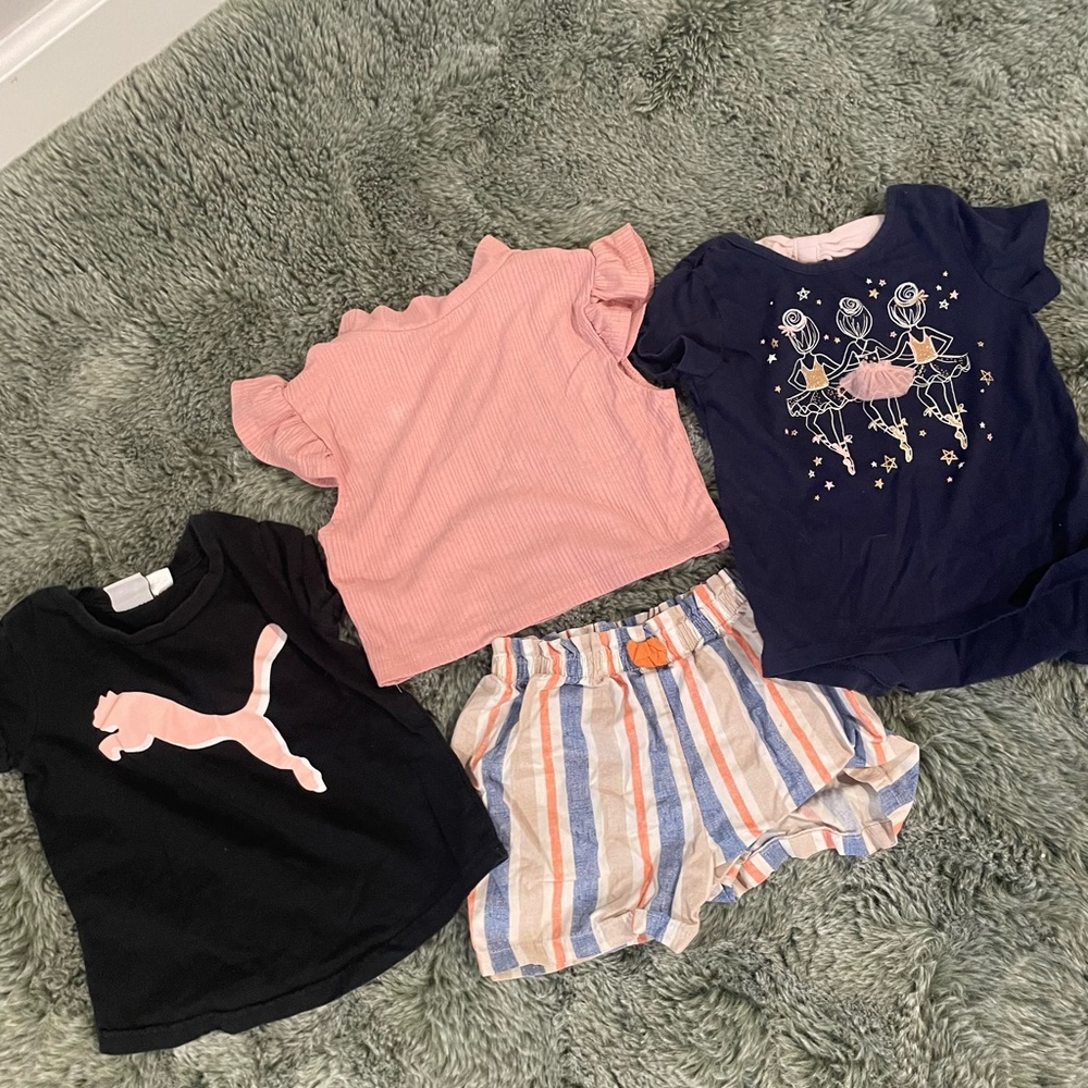 2T Short Sleeve Shirt and Short Bundle